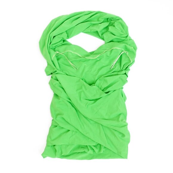 Balenciaga SS19 Runway Green Wrap Strapless Bustier Reverse Halter - FR 38/US 6 - Picture 6 of 15